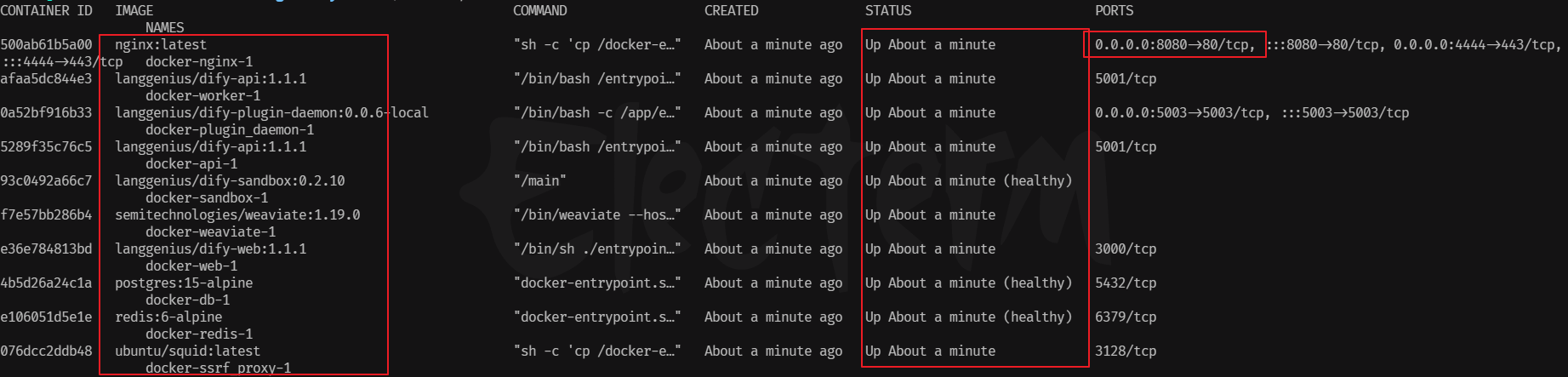 docker-ps