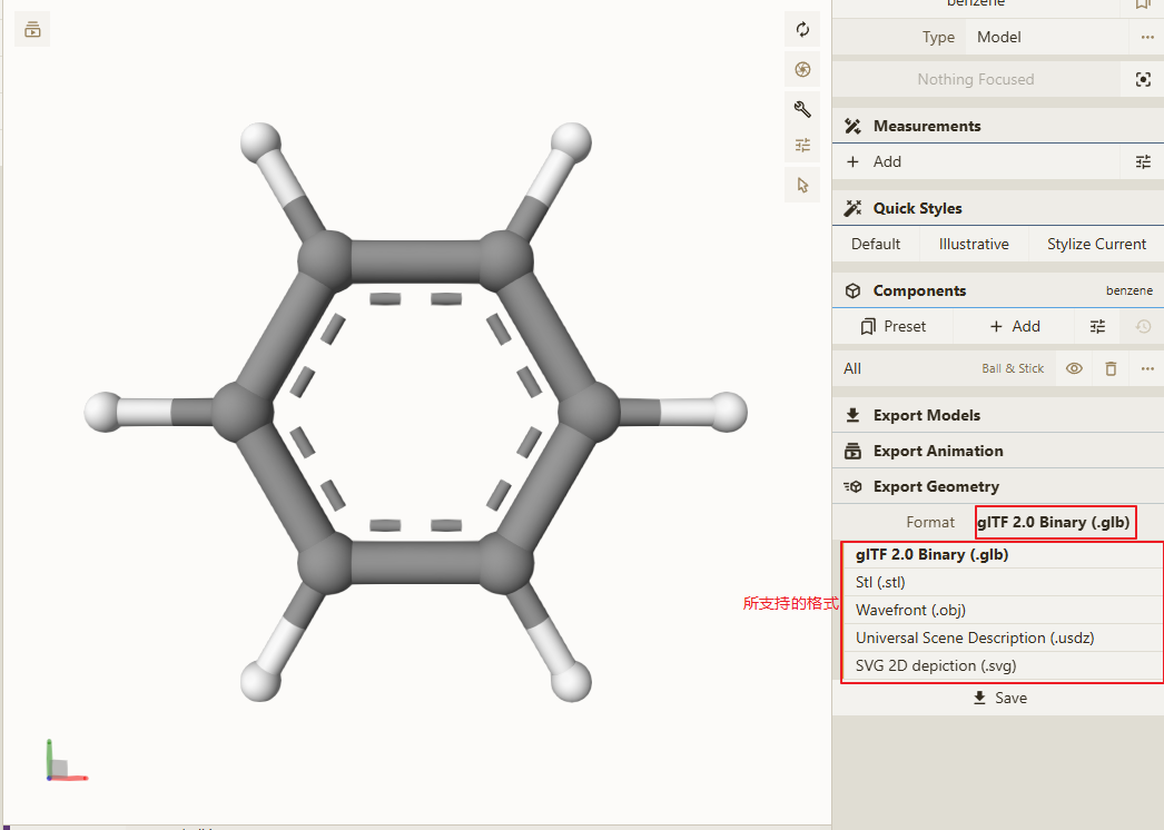 export geometry